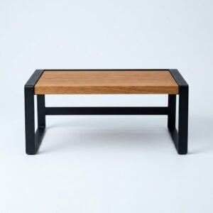 Desk Riser Shelf, Steel - Powder-coated shelf that lifts a monitor and frees the deck.
