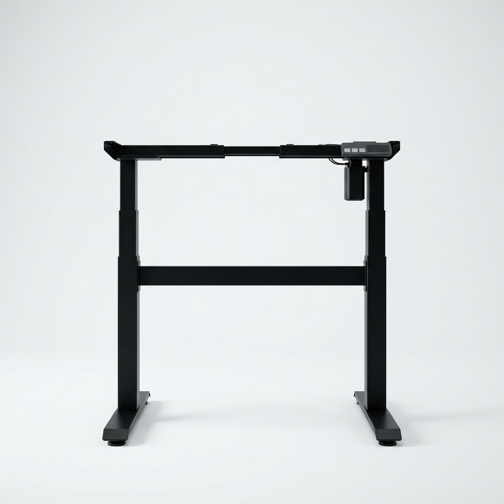 Sit-Stand Desk Frame, Electric - Dual-motor frame with a memory handset.