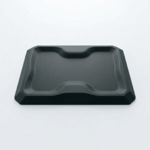 Standing Desk Anti-Fatigue Mat - Contoured polyurethane mat with bevelled edges.