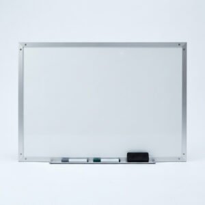 Whiteboard, 900 x 600 - Magnetic porcelain surface with an alloy frame.